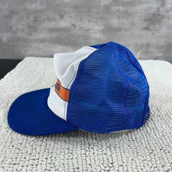 VINTAGE MAXWELL HOUSE MESH SNAPBACK TRUCKER HAT OSFA TWO TONE CAP COFFEE - Picture 3 of 7